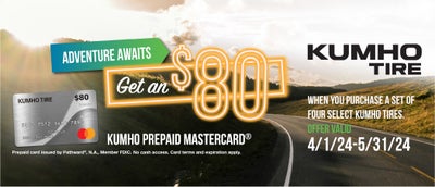 $80 Kumho Prepaid Mastercard